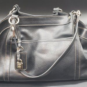Leather Liz Claiborne Handbag - Black
